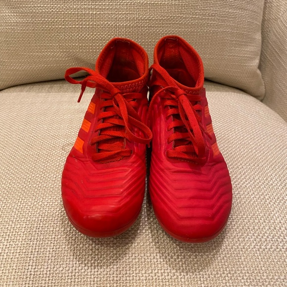 Adidas Youth Red / Orange  Rapture Cleats / Size 2 - Picture 2 of 10